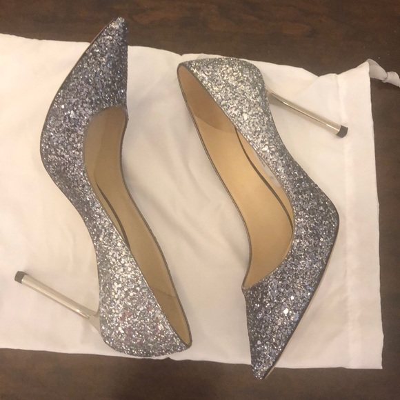 Jimmy Choo shoes ROMY 100 Glitter ombre - Picture 3 of 7